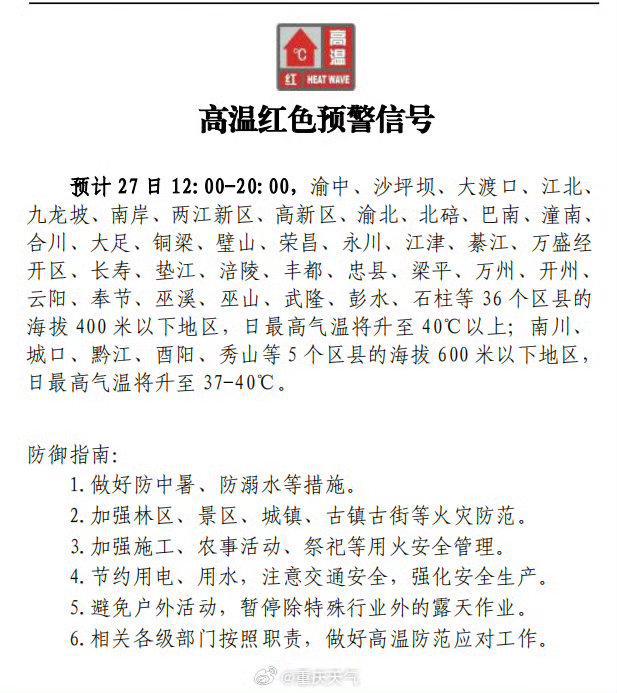 专家解答如何应对高温中的各种症状爱游戏体育重庆发布中暑最高预警